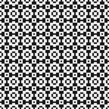 Soyut tekrarlanan çapraz desenli logo, üretken hesaplama sanatı çizimi   