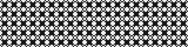 Abstract Herhaald Kruis Patroon Stippen Logo Generatieve Computationele Kunst Illustratie — Stockvector