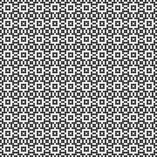 Abstrait Géométrique Noir Blanc Sans Couture Formes Fond Illustration Vectorielle — Image vectorielle