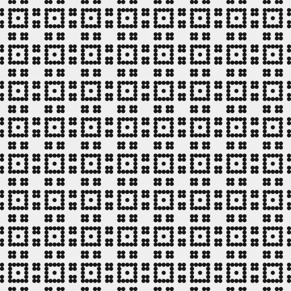 Geometrische Schwarz Weiß Nahtlose Formen Hintergrund Vektorillustration — Stockvektor