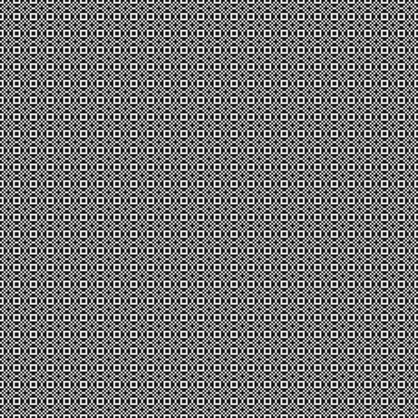 Patrón Sin Costuras Formas Geométricas Blanco Negro Ilustración Vectorial — Vector de stock