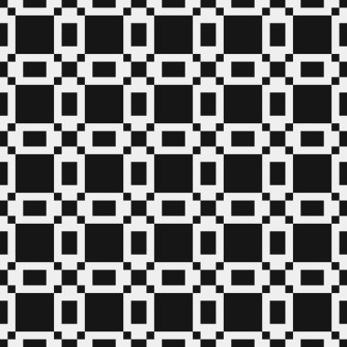 Soyut çapraz desen. Üretici noktalar logosu. Hesaplama sanatı illüstrasyonu 