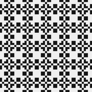 Soyut çapraz desen. Üretici noktalar logosu. Hesaplama sanatı illüstrasyonu 