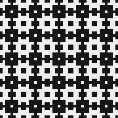 Soyut tekrarlanan çapraz desenli logo, üretken hesaplama sanatı çizimi   