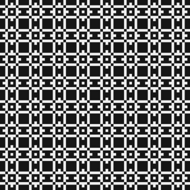 soyut geometrik siyah beyaz desen, vektör illüstrasyonu 