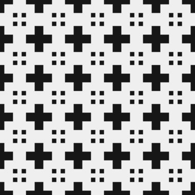 Soyut Çapraz Noktalar Şablonu, arka plan. Vektör illüstrasyonu 