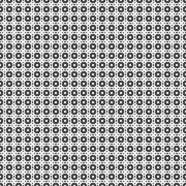 Noktalı siyah beyaz haç deseni, logo üretken hesaplama sanatı çizimi