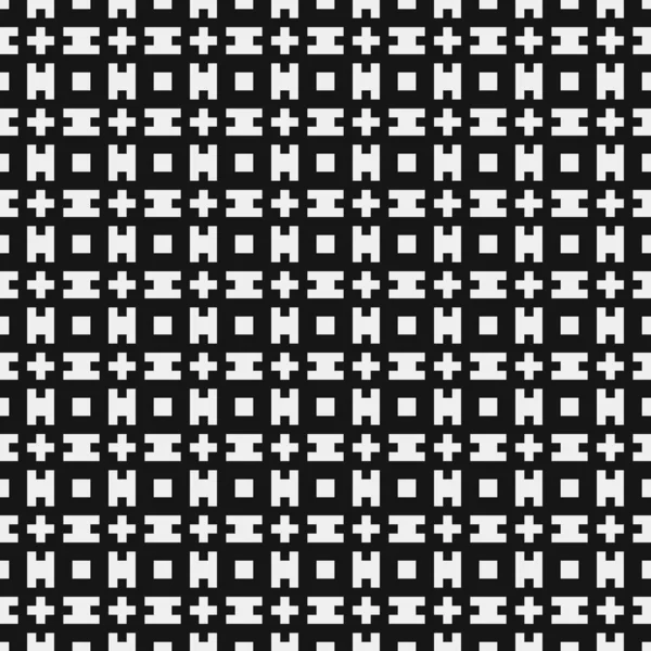 Motif Abstrait Géométrique Noir Blanc Illustration Vectorielle — Image vectorielle