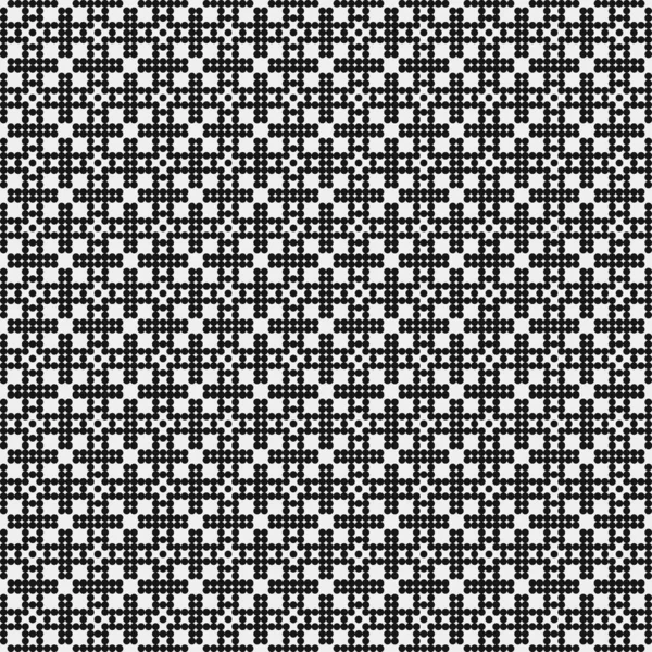 Abstraktes Muster Mit Punkten Generative Computergestützte Illustration — Stockvektor