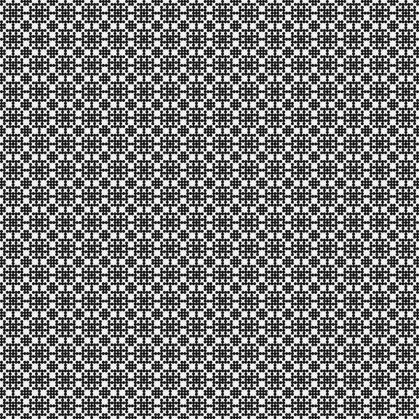 Illustration Vectorielle Abstraite Motif Ornemental Noir Blanc — Image vectorielle