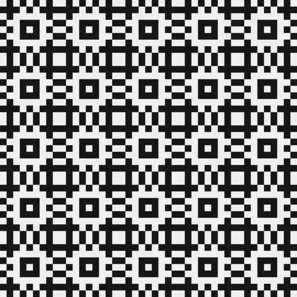 Abstract Cross Pattern Dots Logo Ilustração Arte Computacional Generativa — Vetor de Stock