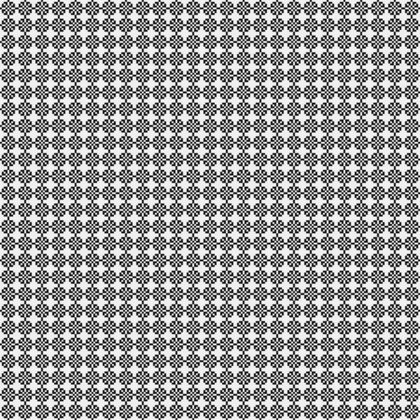 Ilustración Abstracta Del Vector Patrón Ornamental Blanco Negro — Archivo Imágenes Vectoriales