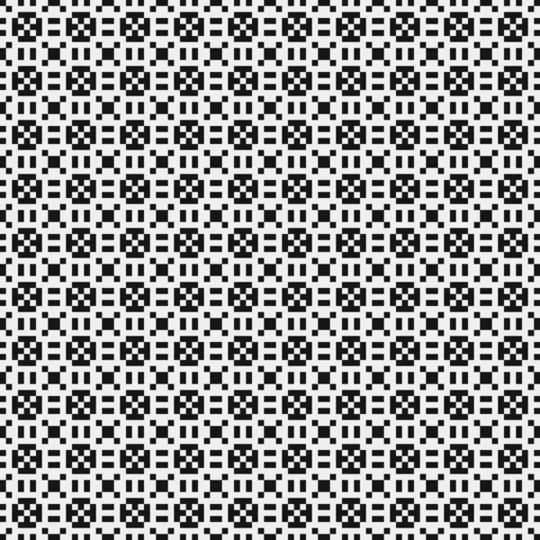 Motif Abstrait Géométrique Noir Blanc Illustration Vectorielle — Image vectorielle