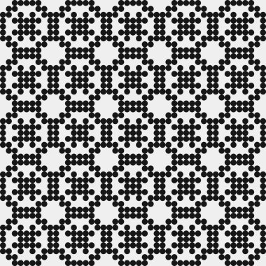 Soyut Çapraz Noktalar Şablonu, arka plan. Vektör illüstrasyonu  