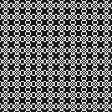 Soyut Çapraz Desenli Noktalar Logosu, üretken hesaplama sanatı çizimi   