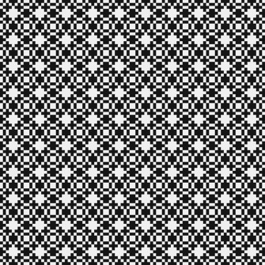 Soyut tekrarlanan çapraz desenli logo, üretken hesaplama sanatı çizimi   