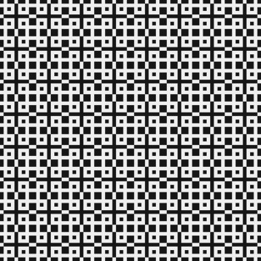 soyut geometrik siyah beyaz desen, vektör illüstrasyonu 