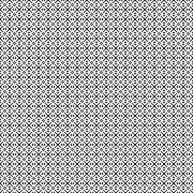 Soyut tekrarlanan çapraz desenli logo, üretken hesaplama sanatı çizimi   