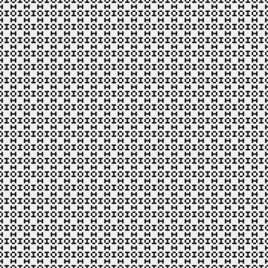 Soyut tekrarlanan çapraz desenli logo, üretken hesaplama sanatı çizimi   