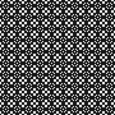 Soyut tekrarlanan çapraz desenli logo, üretken hesaplama sanatı çizimi   