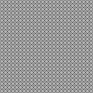 Soyut siyah ve beyaz süs desenli vektör çizimi