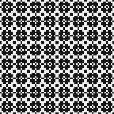 Soyut tekrarlanan çapraz desenli logo, üretken hesaplama sanatı çizimi   