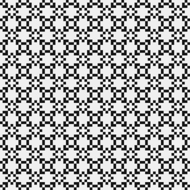 Soyut çapraz desen. Üretici noktalar logosu. Hesaplama sanatı illüstrasyonu 