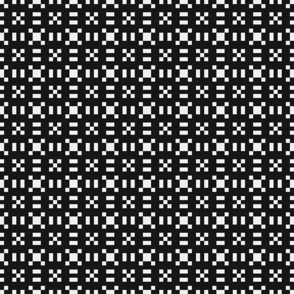黑白几何无缝图案 矢量说明 — 图库矢量图片