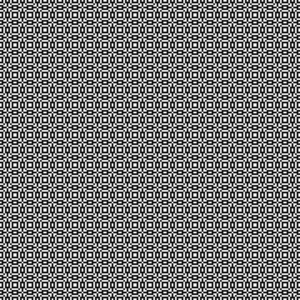 Nahtloses Muster Schwarz Weißer Geometrischer Formen — Stockvektor