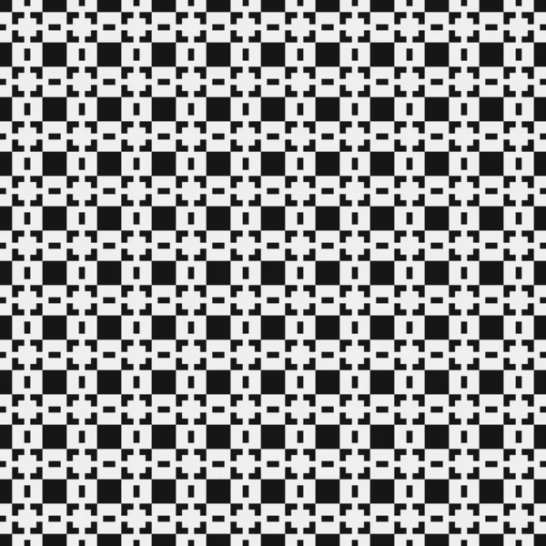 Checkered Background Black White Squares — Stock Vector