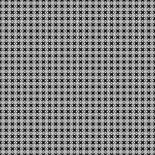 Motif Sans Couture Noir Blanc Avec Des Points Des Lignes — Image vectorielle