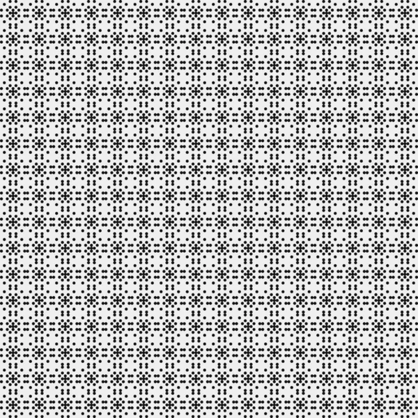 Seamless Pattern Black White Geometric Background — Stock Vector