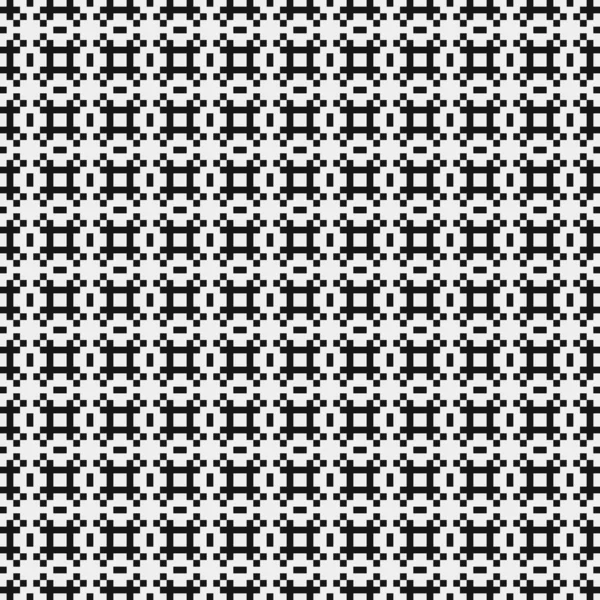 Seamless Pattern Black White Squares Vector Illustration — Stock Vector
