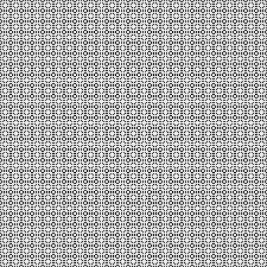 Soyut siyah ve beyaz süs desenli vektör çizimi