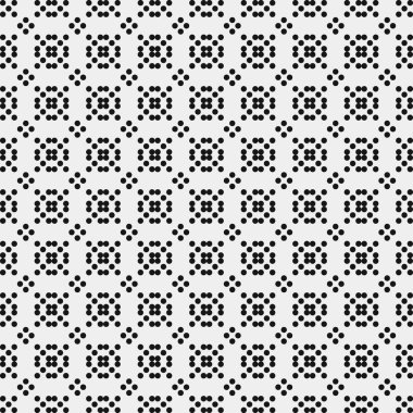 Noktalı soyut geometrik desen, üretken hesaplama sanatı çizimi 