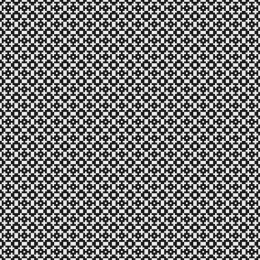 Siyah ve beyaz noktaların kusursuz deseni. vektör illüstrasyonu