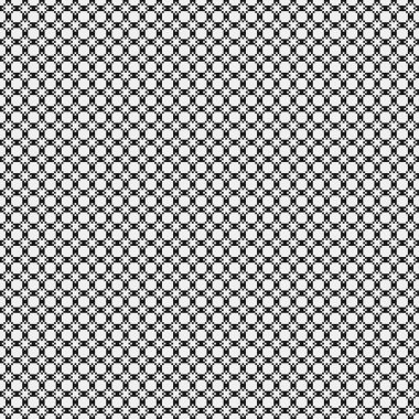 Soyut geometrik çapraz siyah beyaz desen, vektör illüstrasyonu  