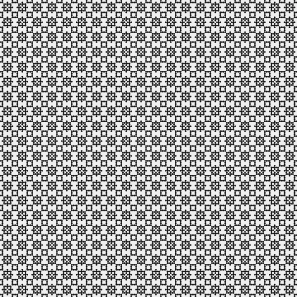 黑色和白色交叉图案与点 标志生成计算艺术说明 — 图库矢量图片