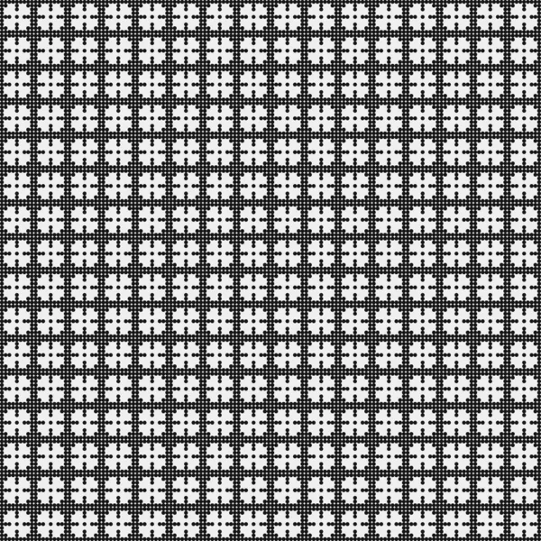 Geometrische Schwarz Weiß Nahtlose Formen Hintergrund Vektorillustration — Stockvektor
