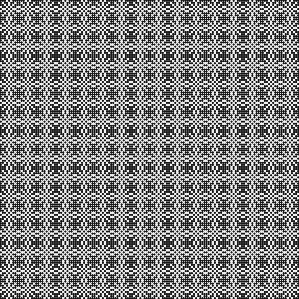 黑白几何背景无缝图案 — 图库矢量图片