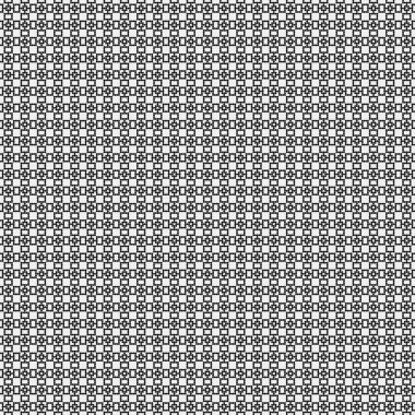 Soyut siyah ve beyaz süs desenli vektör çizimi