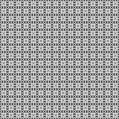 Soyut Çapraz Noktalar Şablonu, arka plan. Vektör illüstrasyonu  