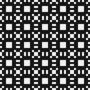 soyut geometrik siyah beyaz desen, vektör illüstrasyonu 