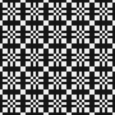 Soyut Çapraz Noktalar Şablonu, arka plan. Vektör illüstrasyonu  