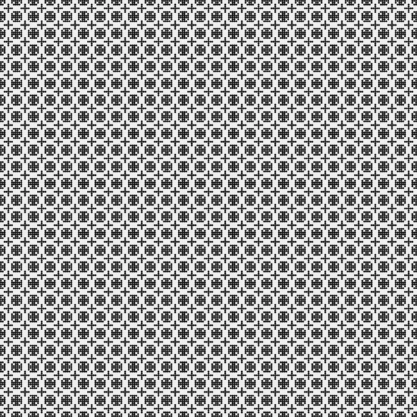 Ilustración Abstracta Del Vector Patrón Ornamental Blanco Negro — Vector de stock