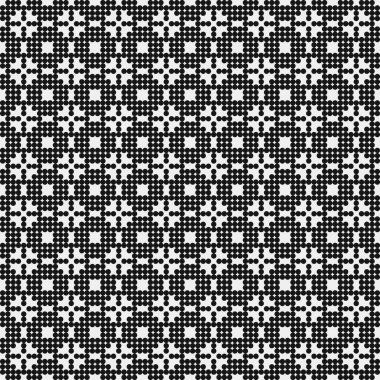 Geometrik siyah beyaz şekilsiz arka plan, vektör illüstrasyonu 