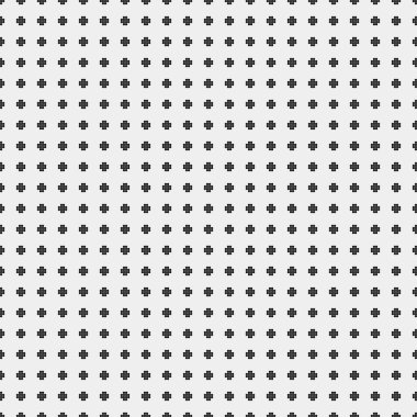 Kusursuz geometrik soyut siyah beyaz arkaplan, vektör illüstrasyonu 