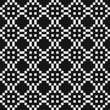 Soyut tekrarlanan çapraz desenli logo, üretken hesaplama sanatı çizimi   