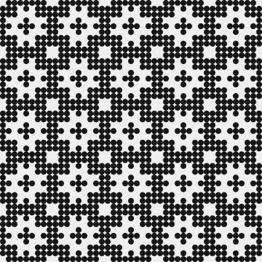 Soyut Çapraz Noktalar Şablonu, arka plan. Vektör illüstrasyonu 