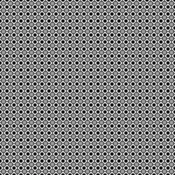 Black White Seamless Pattern Dots Lines Vector Illustration — Stock Vector